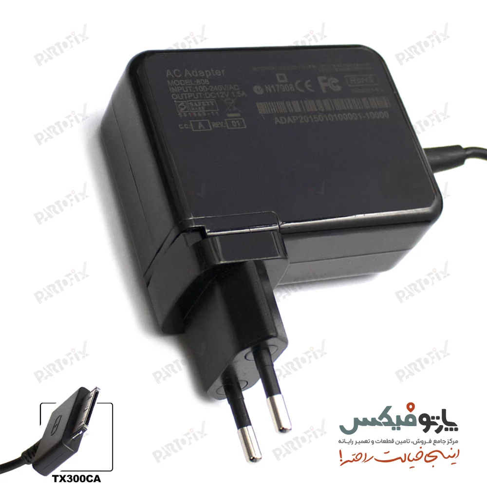 شارژر اورجینال لپ تاپ ایسوس 19 ولت 3.42 آمپر کانکتور TX300